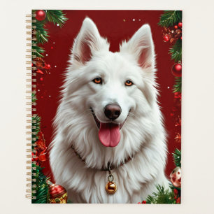 🎁White Dog Christmas Planner Holiday Gift ✨