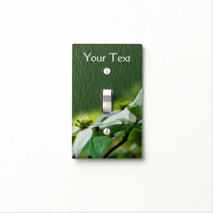 White Dogwood Flower Blossoms Nature Light Switch Cover