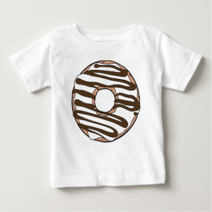 White Donut, Doughnut, Chocolate, Icing, Frosting Baby T-Shirt