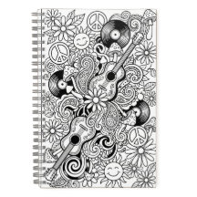 White doodle art hippie cultural pattern