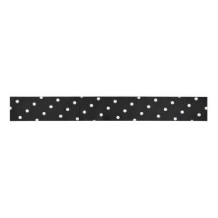 White Dots on Black Ribbon