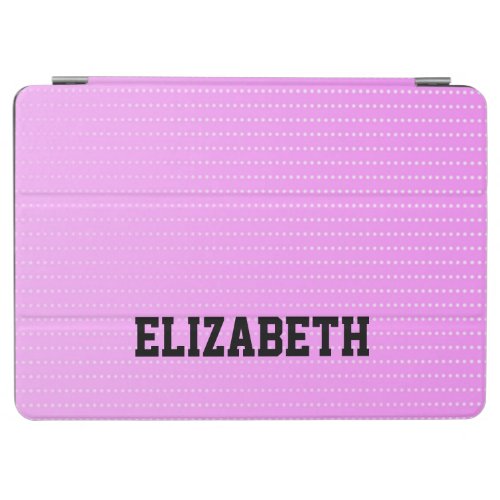 White dots pink pattern iPad air cover