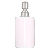 White Dots Round Sleeping Sheep Soap Dispenser And Toothbrush Holder (Back)