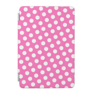 White dotted pattern iPad mini cover