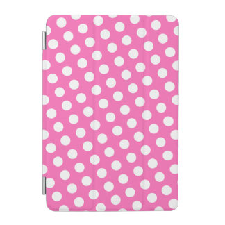 White dotted pattern iPad mini cover
