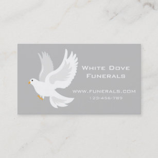 funeral home business card