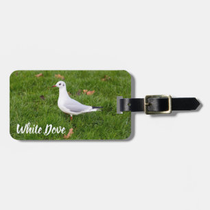 White Dove for bird and Pigeon lover gift Luggage Tag