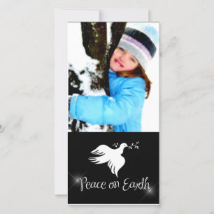 White Dove Holiday Photo Card