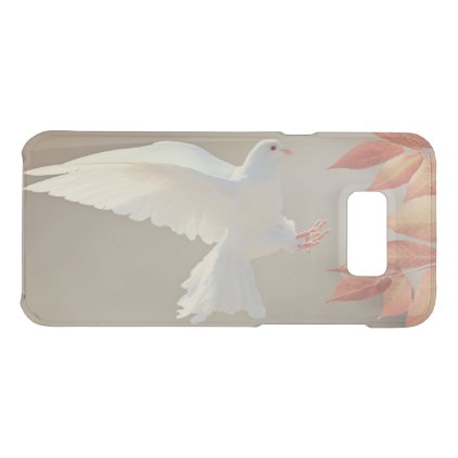 White dove in flight uncommon samsung galaxy s8+ case