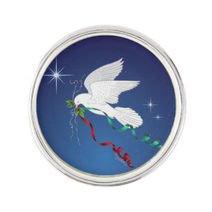 White Dove Lapel Pin