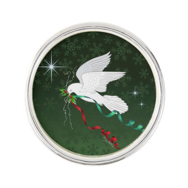 White Dove Lapel Pin (Front)