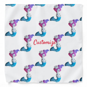 White Dove Mermaid Thunder_Cove Bandana