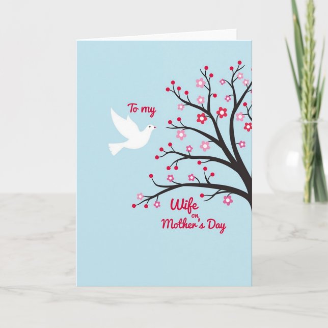 White Dove Mothers Day Card (Front)