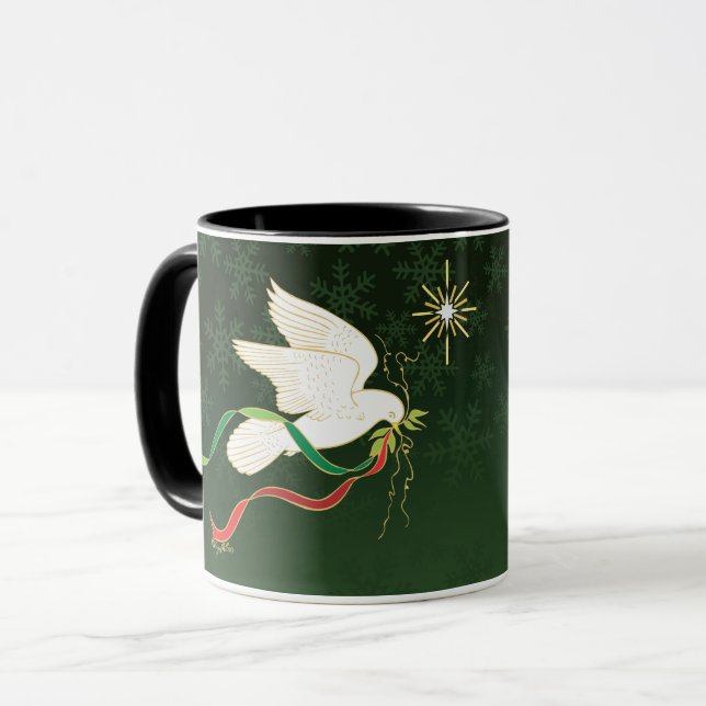 White Dove Mug (Front Left)