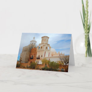 White Dove of the Desert San Xavier Arizona Letterpress Thank You Card