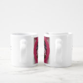 White Dove on Pink - Martha's Vineyard Coffee Mug Set (Handle)