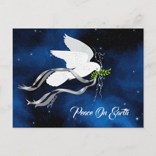 White Dove Postcard