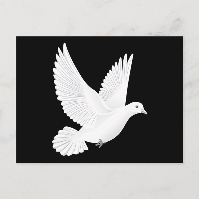 White dove postcard (Front)