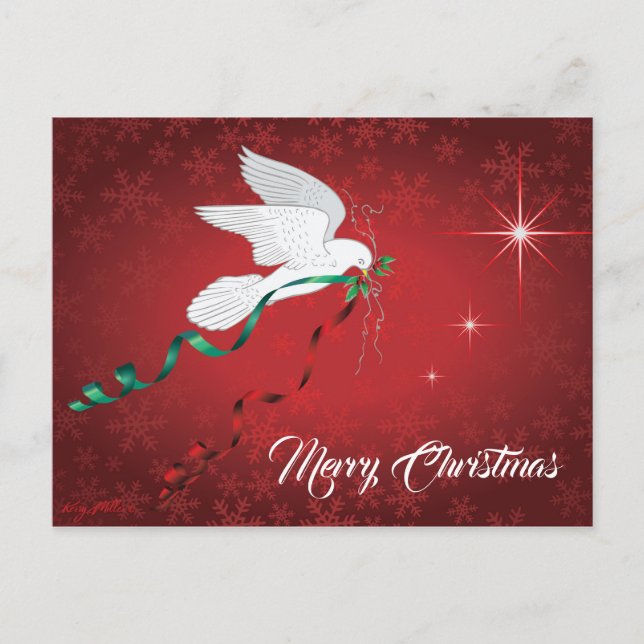 White Dove Postcard (Front)