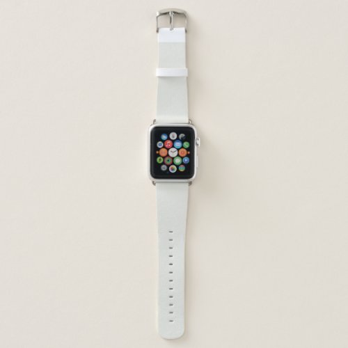 White Dove Solid Color Apple Watch Band
