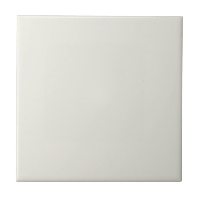 White Dove Solid Color Ceramic Tile (Front)
