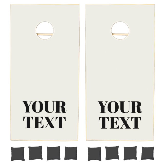 White Dove Solid Color Cornhole Set (Set)