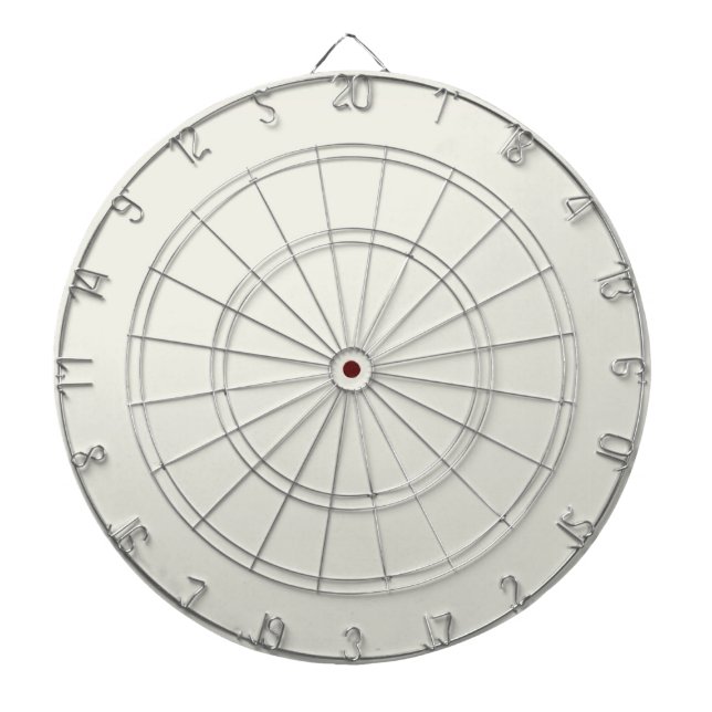 White Dove Solid Color Dart Board (Front)