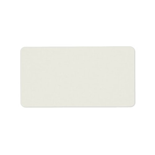 White Dove Solid Color Label