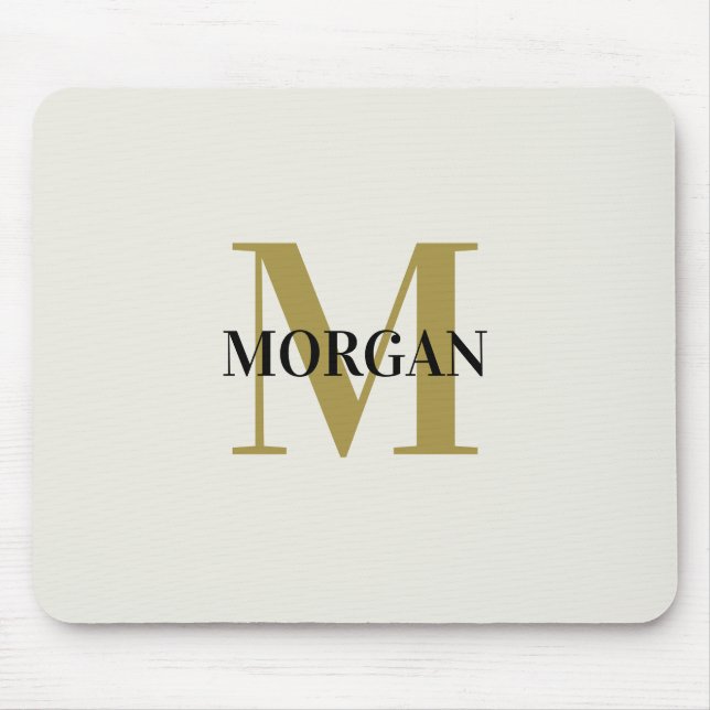 White Dove Solid Color Mouse Pad (Front)