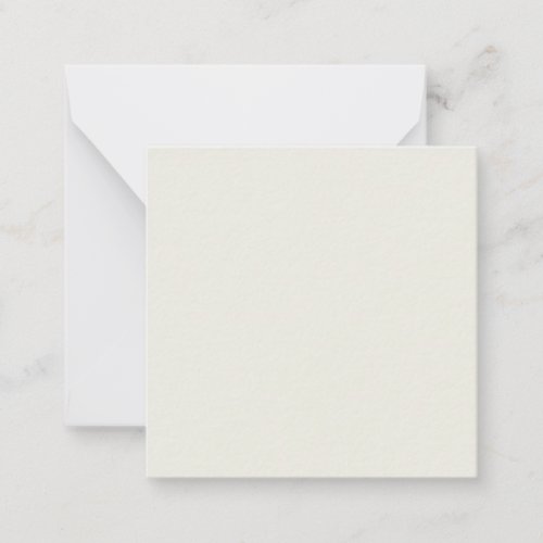 White Dove Solid Color Note Card