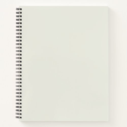 White Dove Solid Color Notebook