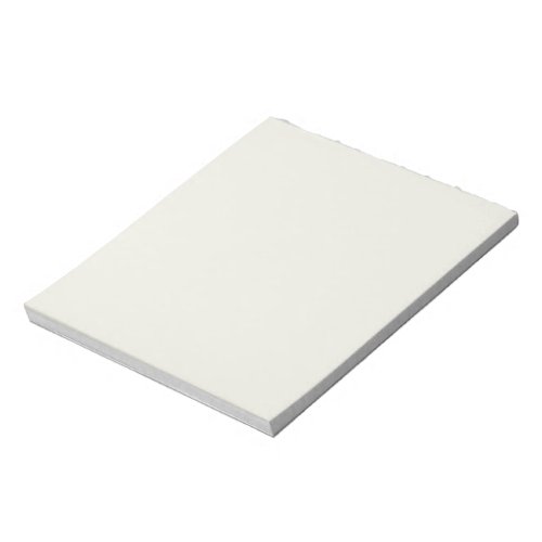 White Dove Solid Color Notepad