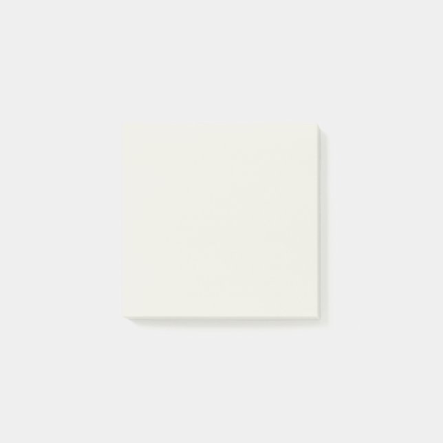 White Dove Solid Color Post-it Notes (Front)
