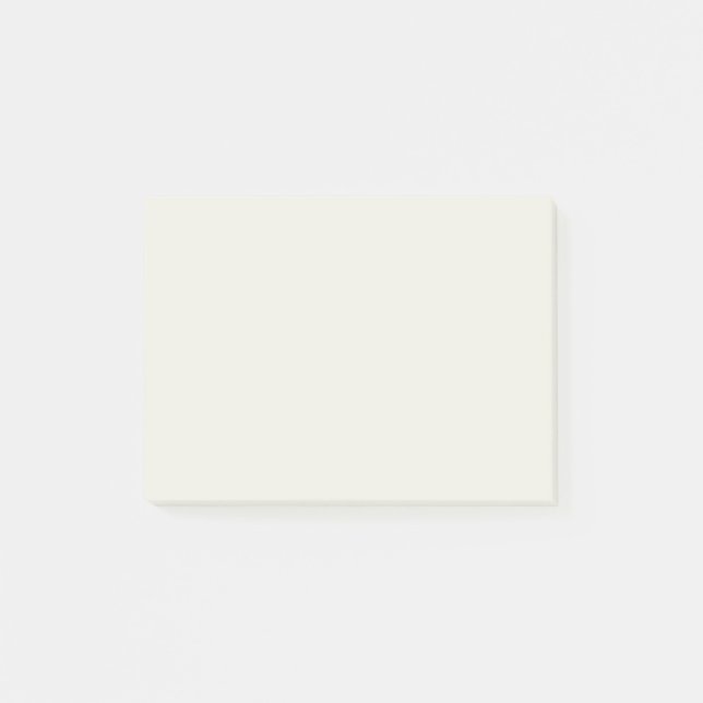 White Dove Solid Color Post-it Notes (Front)