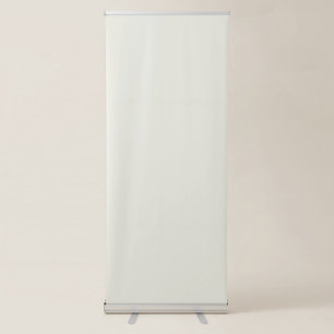 White Dove Solid Color Retractable Banner