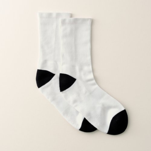 White Dove Solid Color Socks