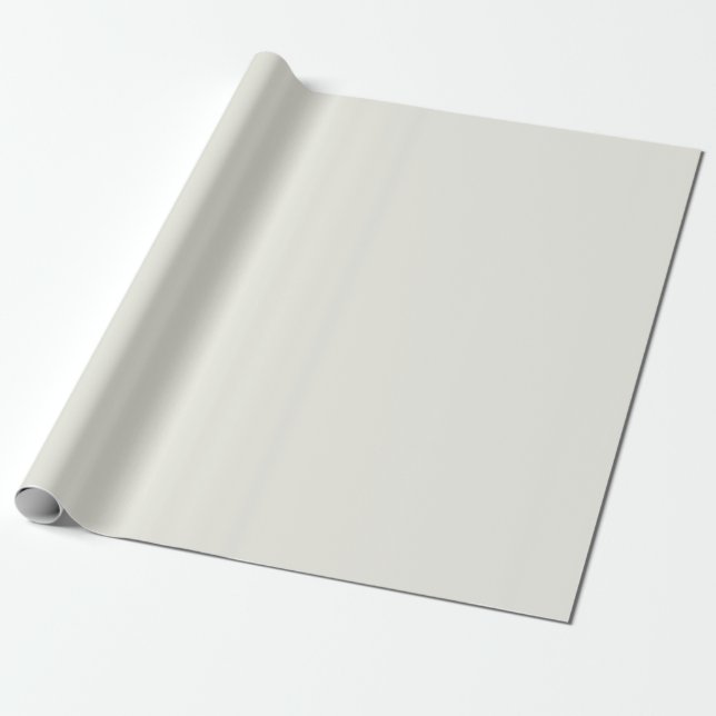 White Dove Solid Color Wrapping Paper (Unrolled)