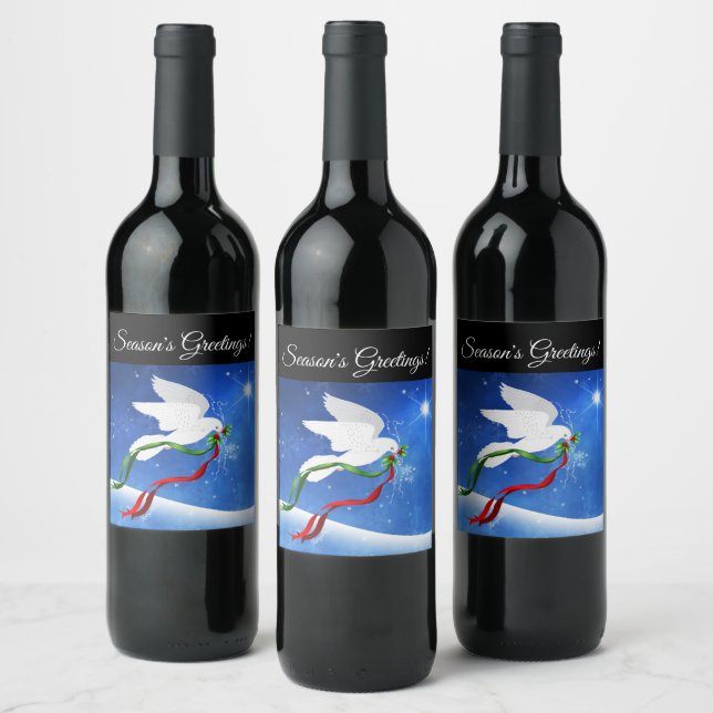 White Dove Wine Label (Bottles)