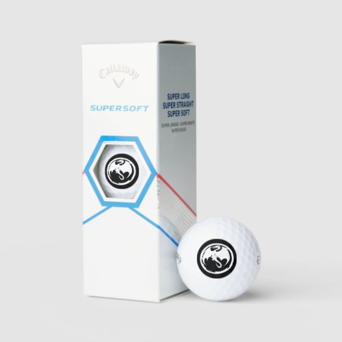 White Dragon Callaway Supersoft golf balls 3 pk