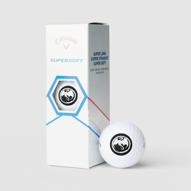 White Dragon Callaway Supersoft golf balls 3 pk (Packaging)