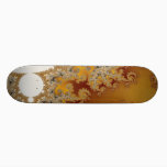White Dragon - Fractal Art Skateboard Deck