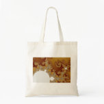 White Dragon - Fractal Art Tote Bag