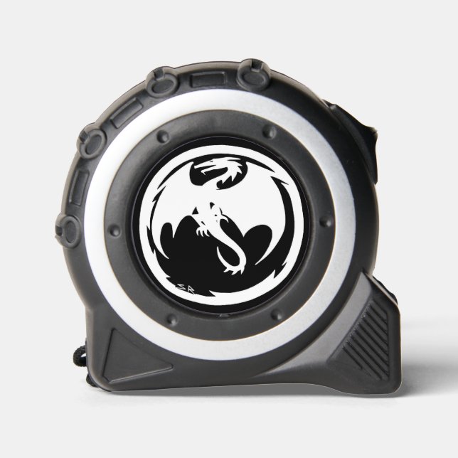 White Dragon green tape measure (Front)