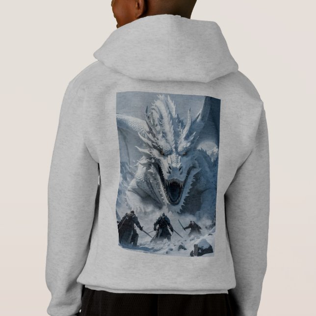 White Dragon Hoodie (Back)