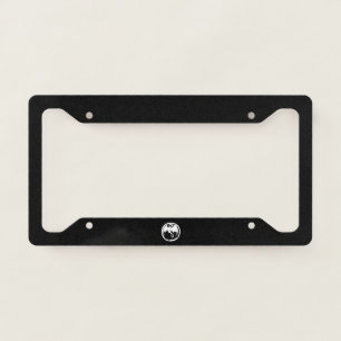 White Dragon license plate frame