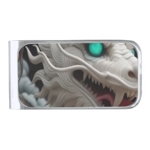 White Dragon Money Clip