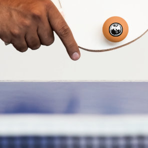 White Dragon orange 3 star ping pong ball