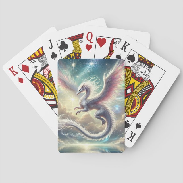 White Dragon Poker Cards (Back)
