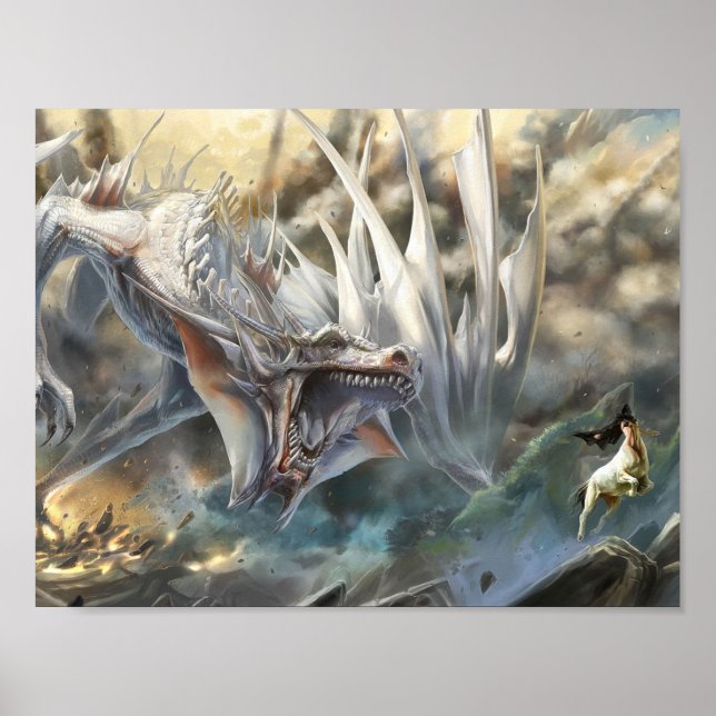 White Dragon Poster (Front)
