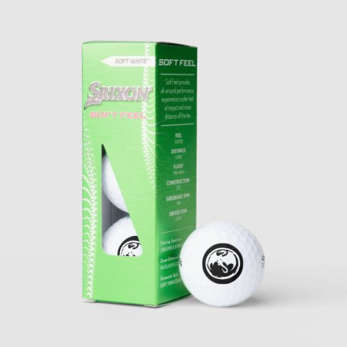 White Dragon Srixon Soft Feel golf balls 3 pk